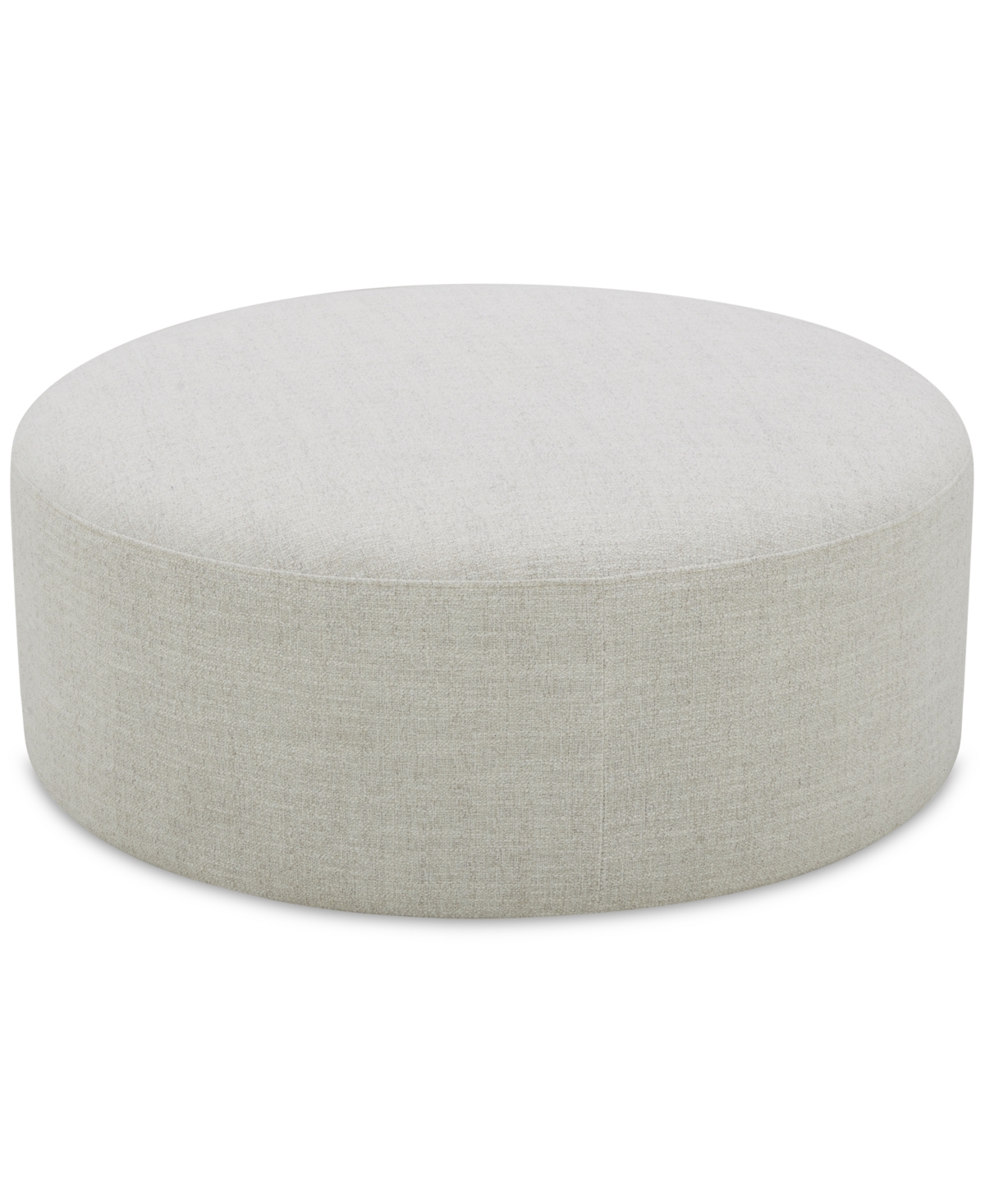 Macy's Alrodo Fabric Ottoman, Created For  In Wheat