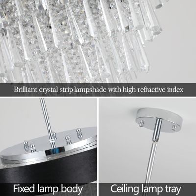 Crystal Chandelier Round Luxury Lamp