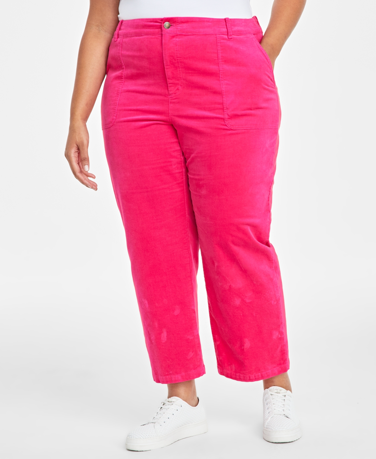 On 34th Plus Size Corduroy Pants, Created for Macy's