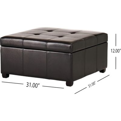 Carlsbad Contemporary Tufted Storage Ottoman