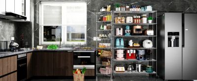 Heavy Duty NSF Metal Garage Storage Shelves, 6-Tier, 6000lbs