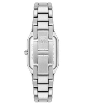 Women's Quartz Roman Numeral Bezel Silver-Tone Alloy Metal Watch, 23mm