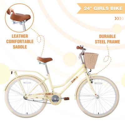 Streamdale 24" Steel Frame Girls Bike, 10+ Years