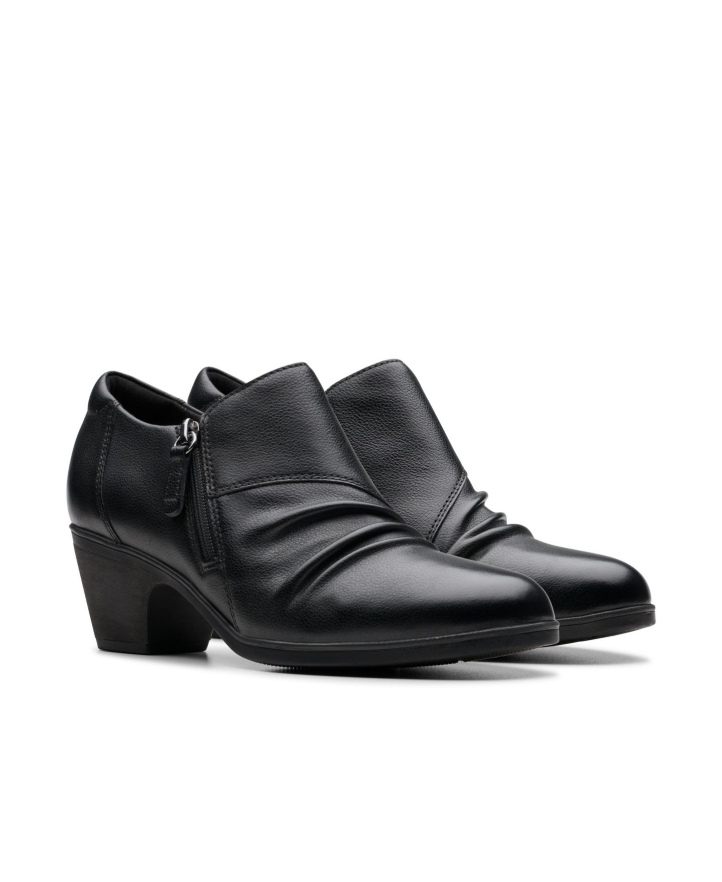 Женские ботинки Clarks Collection Emily 2 Braley, цвет: Чёрный кожаный — фото 5