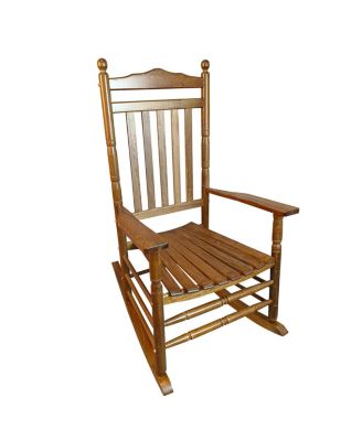 Balcony Porch Adult Rocking Chair Oak