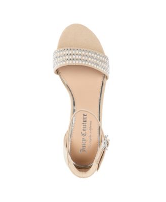 Women's Nelly Rhinestone Two-Piece Platform Dress Sandals