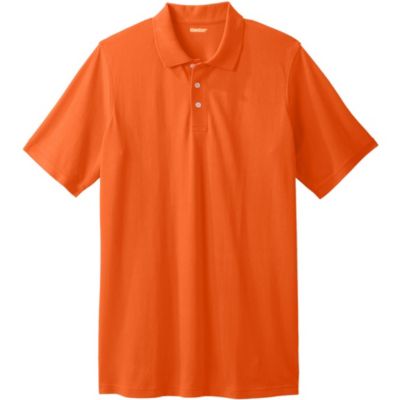 Big & Tall Shrink-Less Longer-Length Cotton Polo Shirt