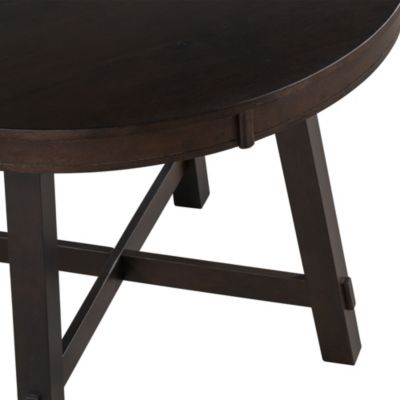 Streamdale  Furniture 1 pc oak wood  Classic Farmhouse Round Dining Table
