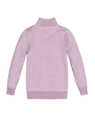 Boys Organic Long Sleeve Fine Gauge Half Zip Pullover Sweater