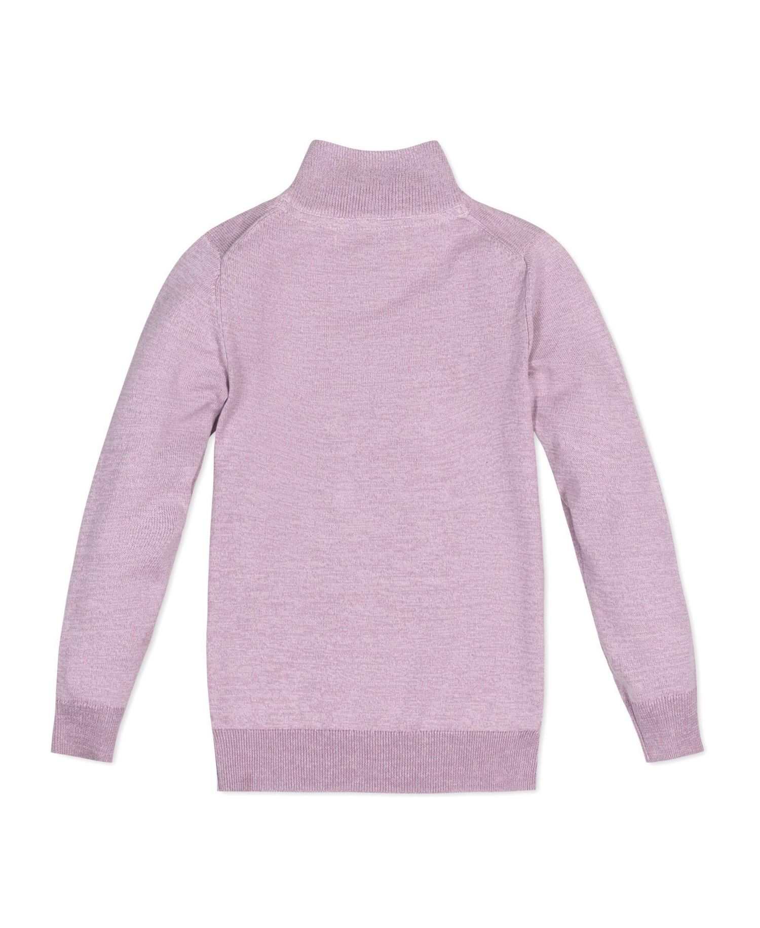 Hope and Henry Boys' Organic Long Sleeve Fine Gauge Half Zip Pullover Sweater