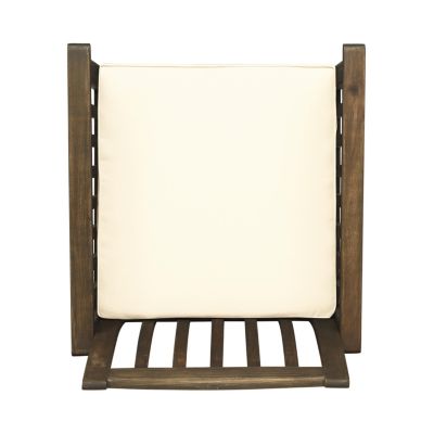 Streamdale Acacia Wood Patio Chairs Modern Elegance, Durable Comfort