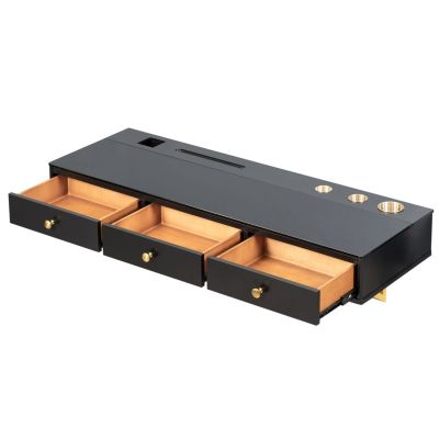 47" Floating Shelf with Drawer & Multi-Purpose Wall-Mounted Desk