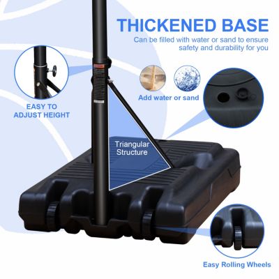 Streamdale Adjustable Poolside Basketball Hoop for All Ages