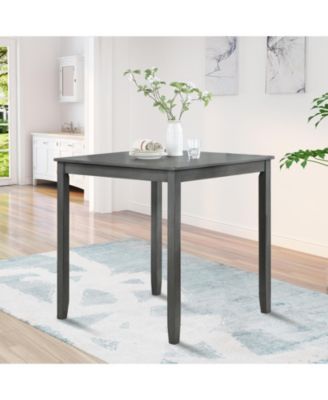 Elegant Solid Wood Counter Height Dining Table with Spacious Surface, Table Only