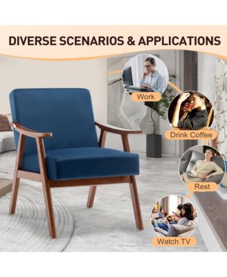 Mid-Century Modern Velvet Accent Armchair Style, Comfort, and Durability