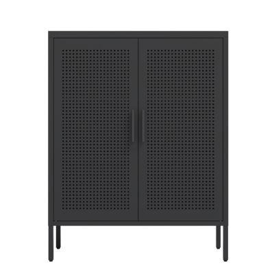 Heavy-Duty Steel Storage Cabinet with Adjustable Shelves