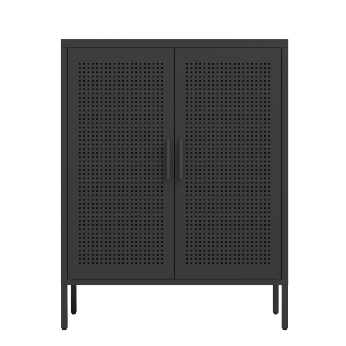Heavy-Duty Steel Storage Cabinet with Adjustable Shelves and Secure Lock