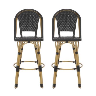 Streamdale Stylish and Durable Aluminum Barstool Set for Outdoor Enjoyment