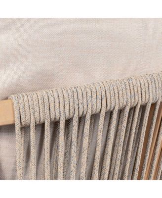 Porto Modern Coastal 3-Piece Acacia Wood Outdoor