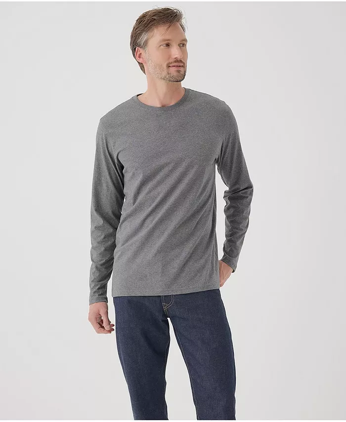 Men's Organic Cotton Softspun Long Sleeve Tee - thumbnail 2