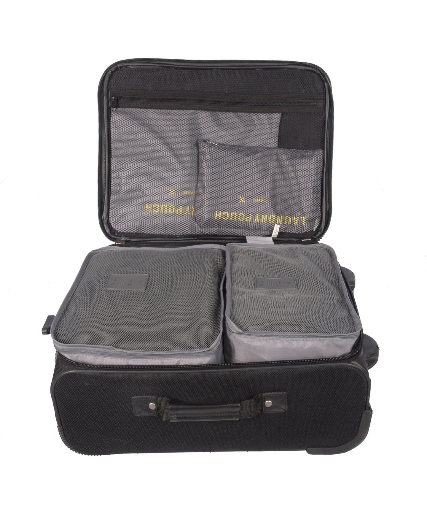 Чемоданы Nicci 6 Piece Set Luggage Organizer, цвет: Тёмно-синий — фото 10