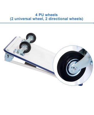 660 Pounds Folding Platform Cart Dolly Hand Truck