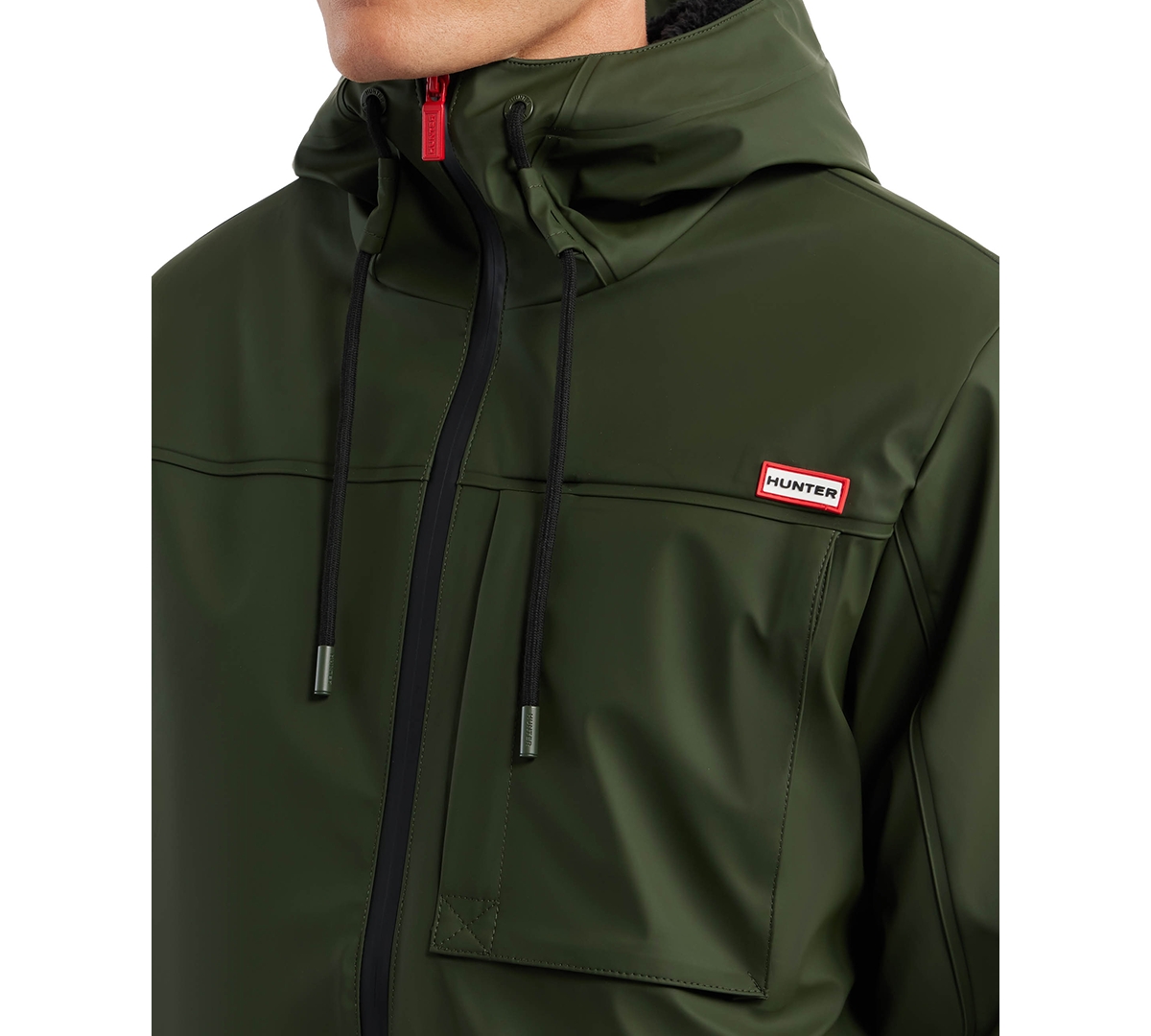 Hunter Men's Mill Hooded Waterproof Jacket
