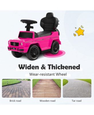 3-In-1 Kids Ride on Mercedes Benz G350 Push Car with Canopy
