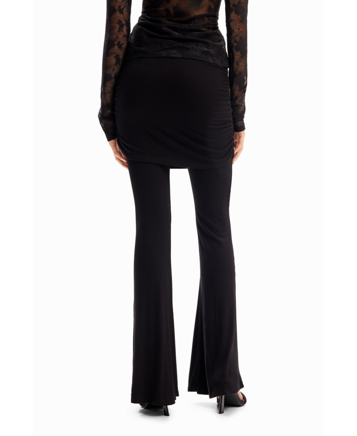 Desigual Women's Flare trousers with skirt