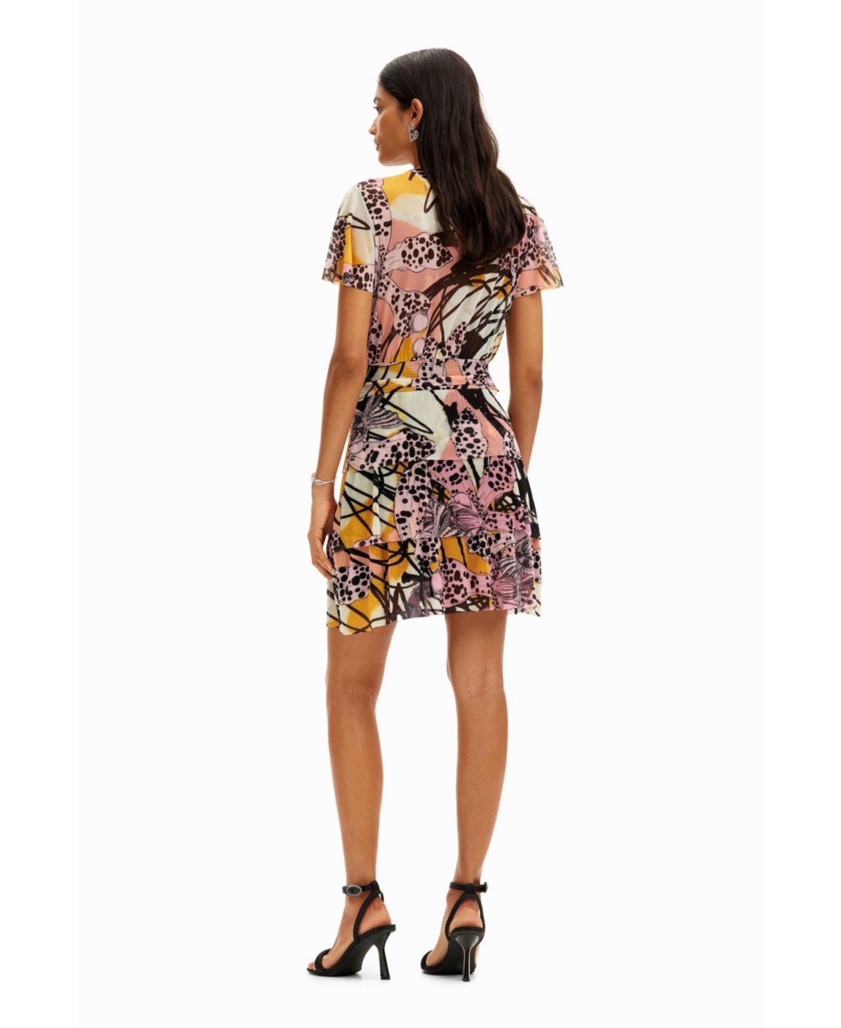 Desigual Women's M. Christian Lacroix orchid mini dress