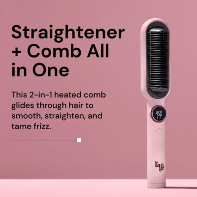 Professional Hair Smooth-It 2-in-1 Digital Straightening Comb