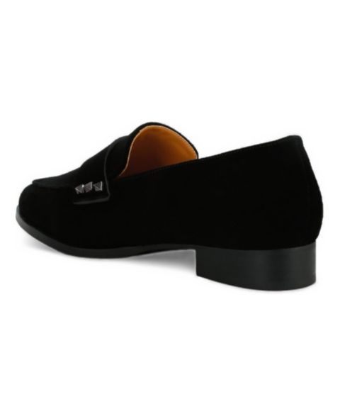 Женские туфли Rag & Co Durance Studded Genuine Suede, цвет: Чёрный