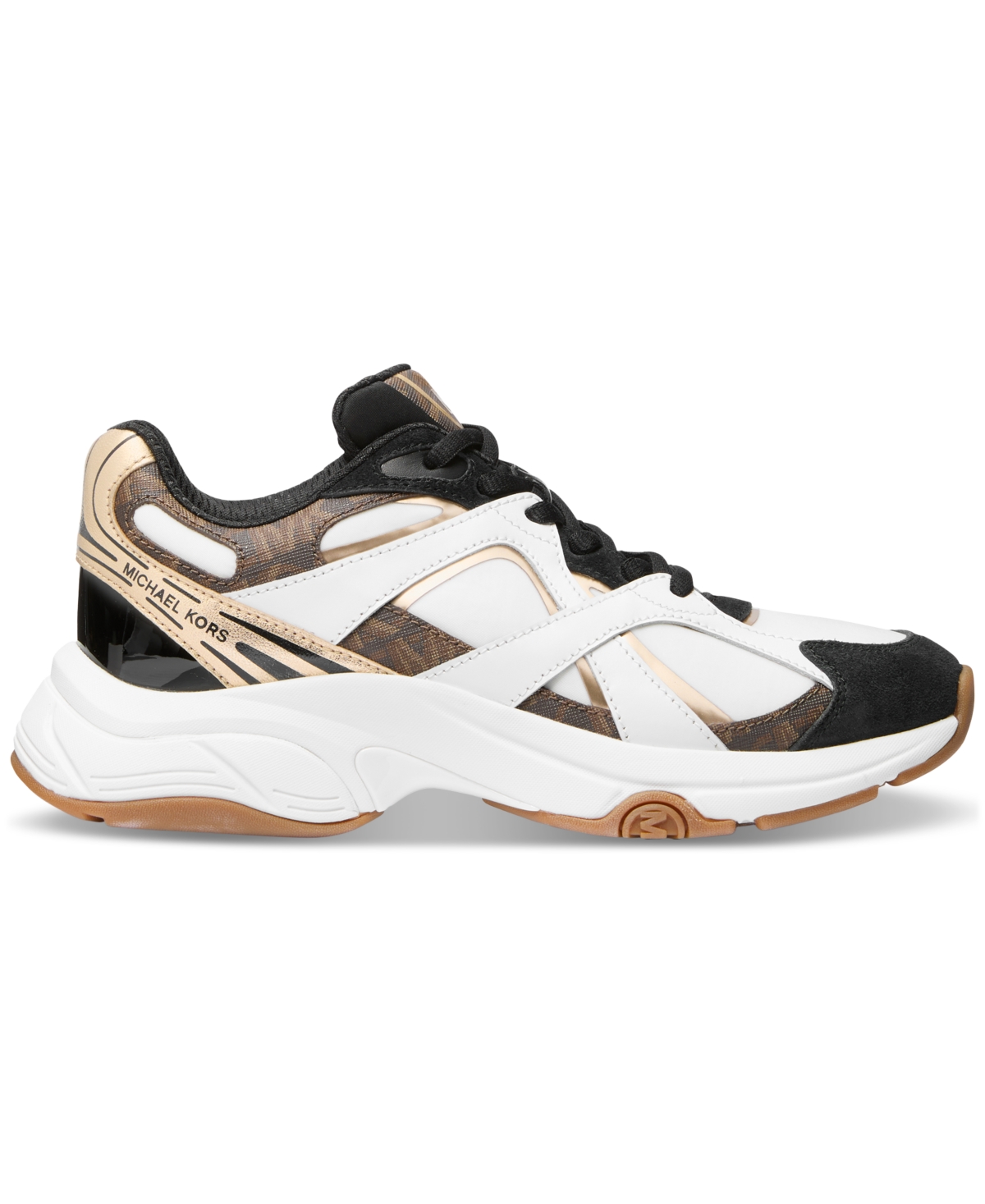Michael Michael Kors Leo Lace-Up Trainer Sneakers