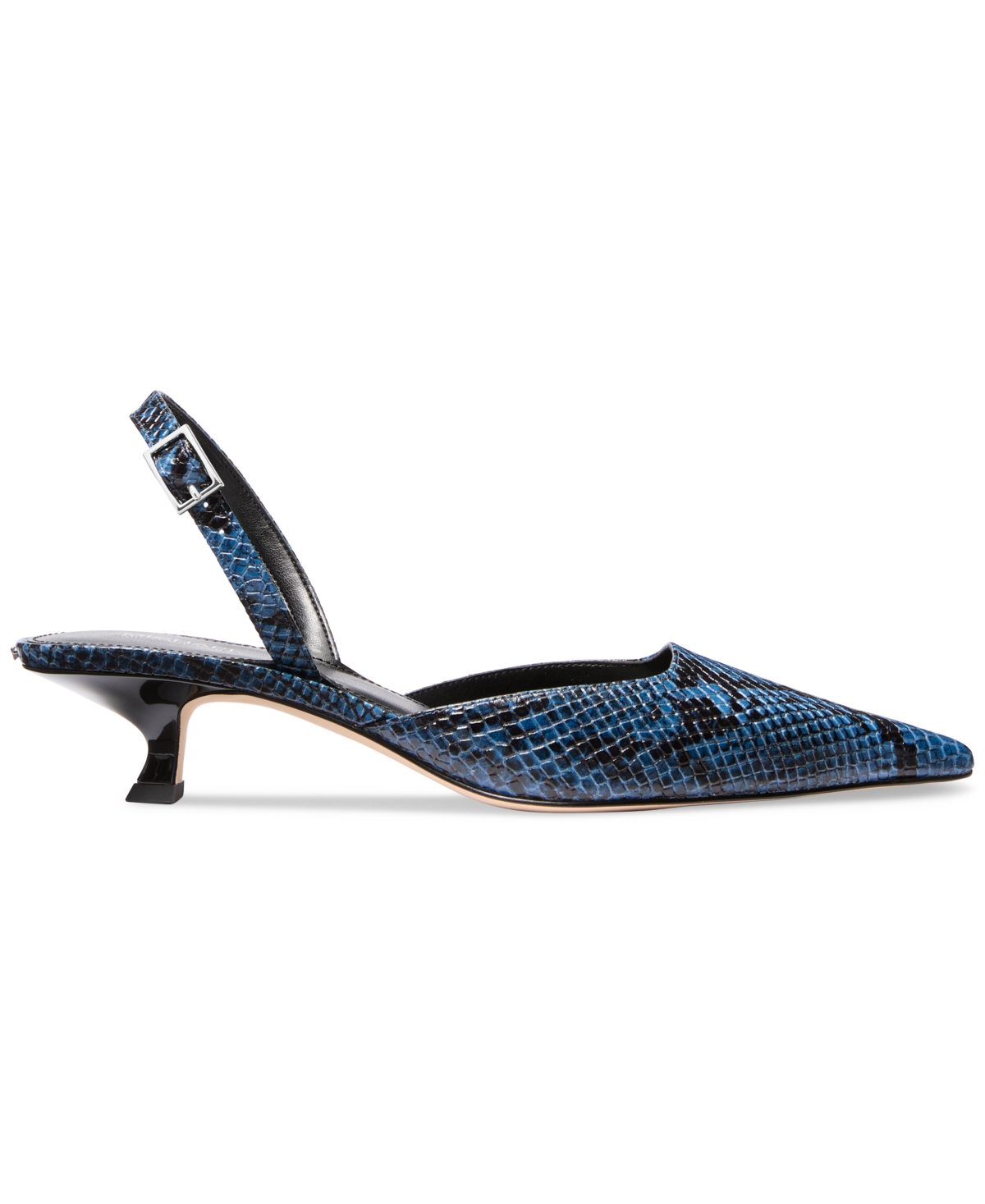 Michael Kors Michael  Women's Luna Slingback Kitten-heel Pumps In Chambray