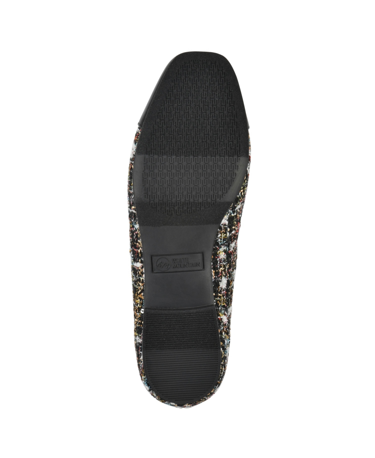 Shop White Mountain Women's Bocci Ballet Flat In Beige Boucle Fabric Multi