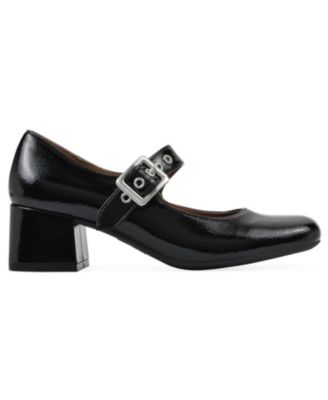 Women's Lasso Mary Jane Block Heel Pumps