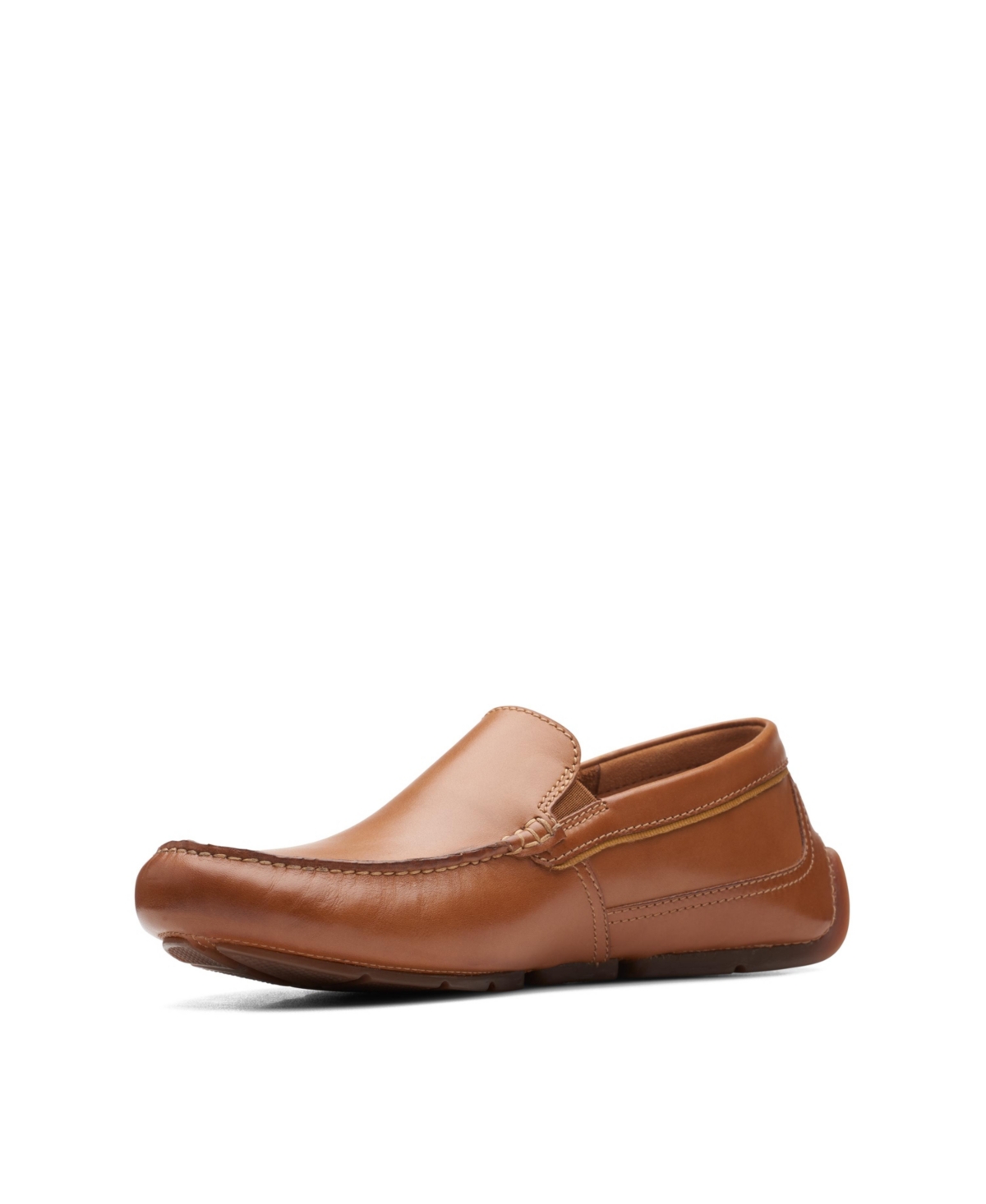 Clarks Markman Plain In Tan Leather