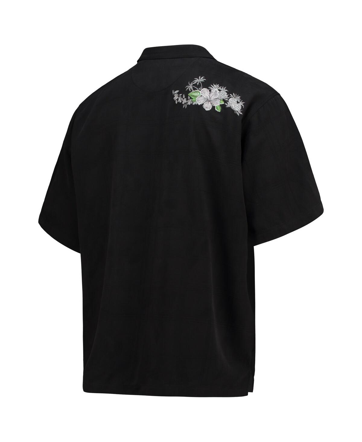 Tommy Bahama Men's Black Washington Commanders Azule Oasis Button-up Shirt In Black
