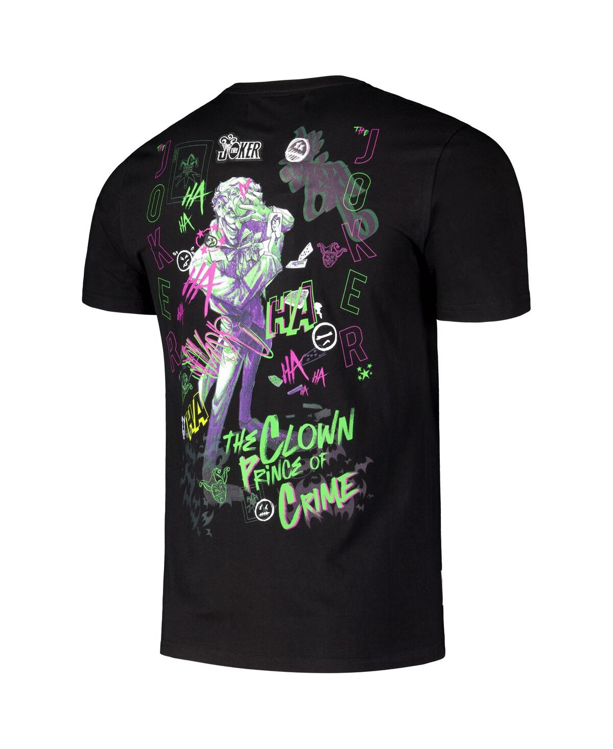 Freeze Max Men'sBatman Comics the Joker Ha Ha Ha T-Shirt - Black