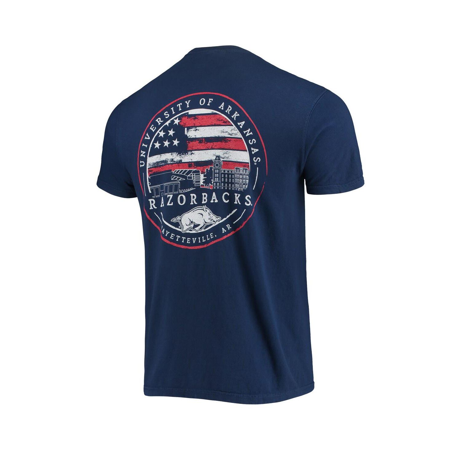 Men's Navy Arkansas Razorbacks Campus Americana T-Shirt