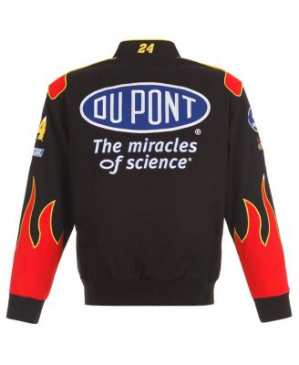 JH Design Men's Black/Red Jeff Gordon DuPont Twill Driver Uniform