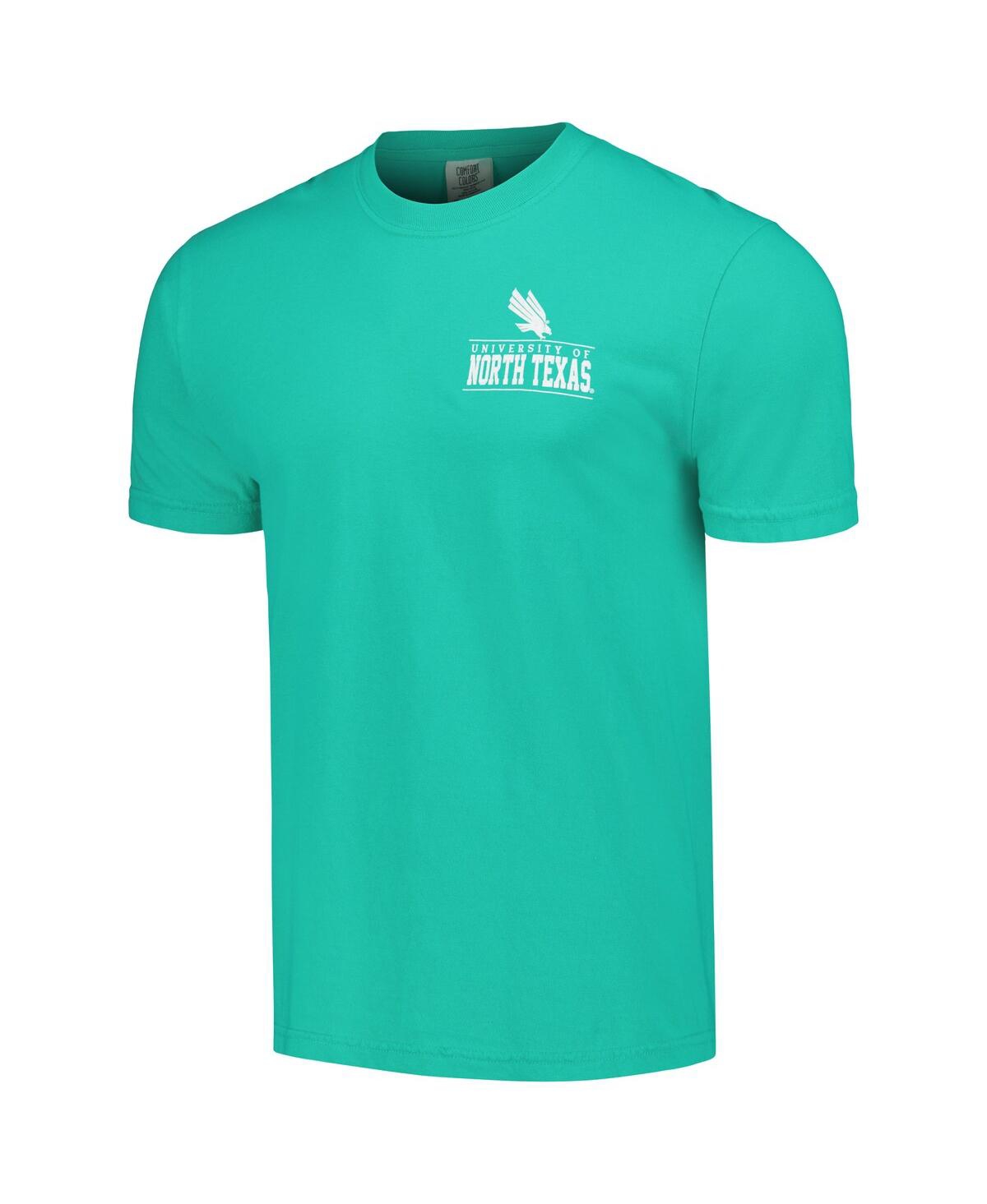 Image One Men's Kelly-Green North Texas Mean Green Logo Campus Icon T-Shirt