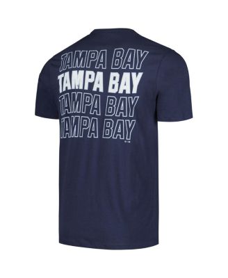Men's Navy Tampa Bay Rays Hang Back Franklin T-Shirt