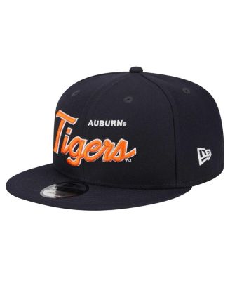 Men's Navy Auburn Tigers Team Script 9FIFTY Snapback Hat