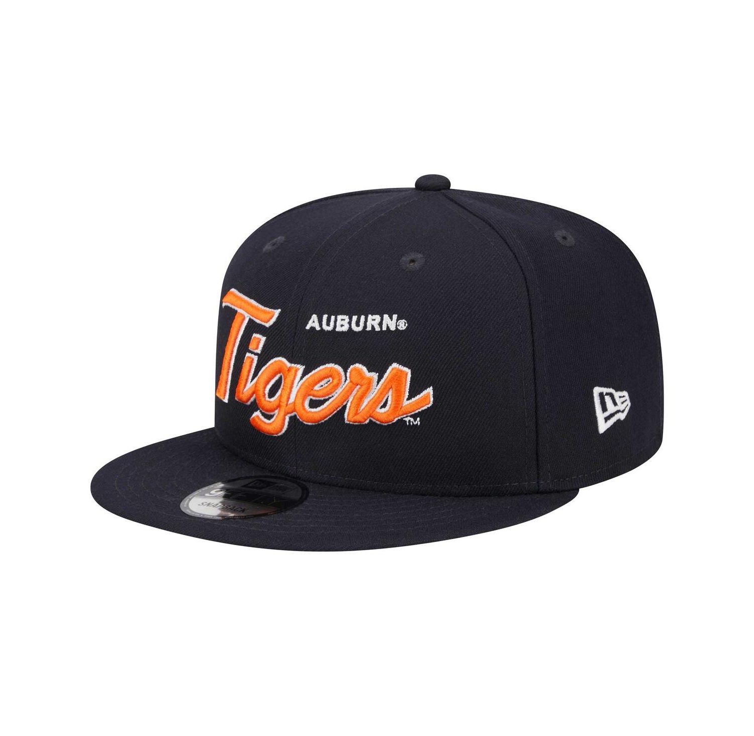 Men's Navy Auburn Tigers Team Script 9FIFTY Snapback Hat