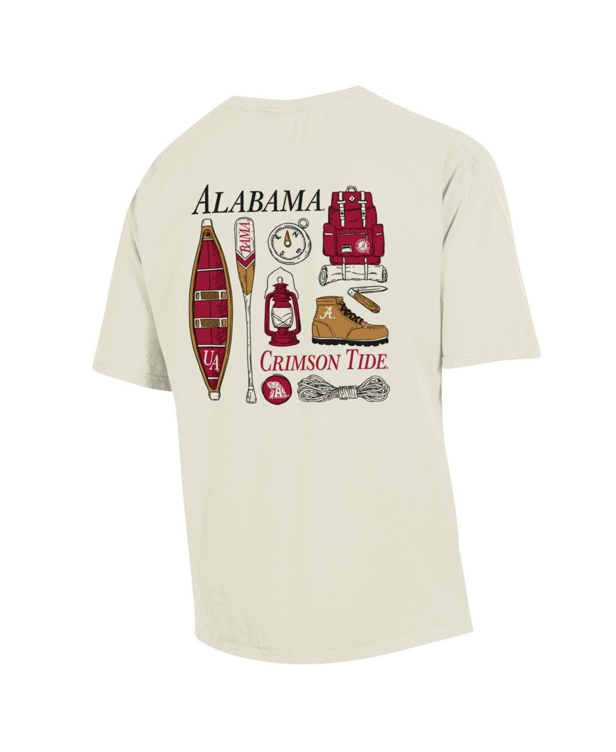 Shop Comfortwash Men's Cream Alabama Crimson Tide Camping Trip T-shirt