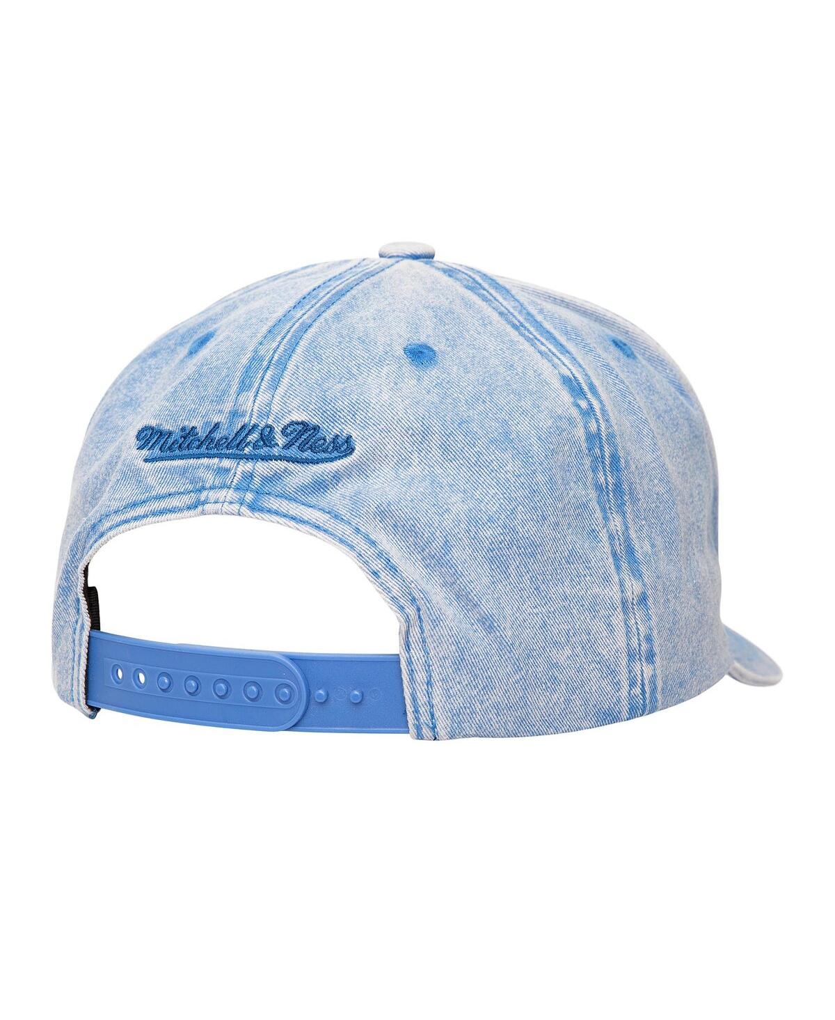 Mitchell & Ness Men's Blue Golden State Warriors Washed Out Tonal Logo Snapback Hat In Blue