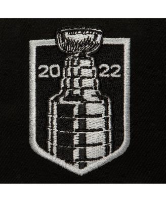 Men's Black Colorado Avalanche Core Top Spot Snapback Hat