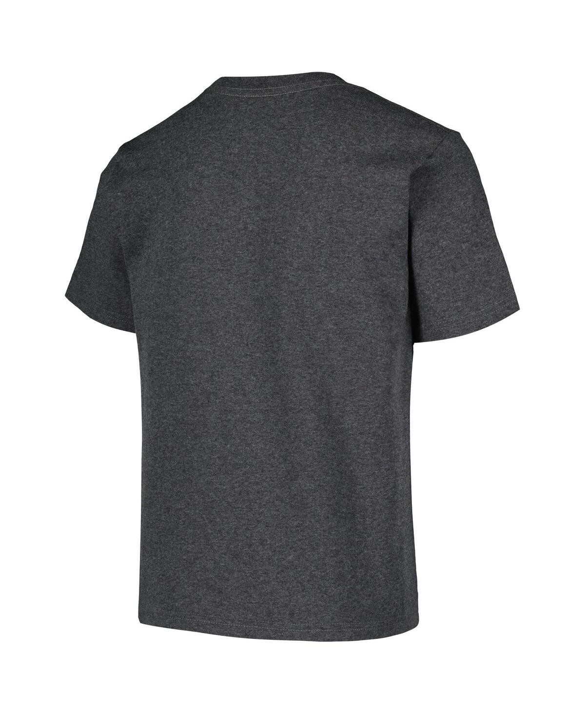 Outerstuff Big Boys And Girls Team Usa Heather Charcoal Victory T-shirt In Heather Charcoal