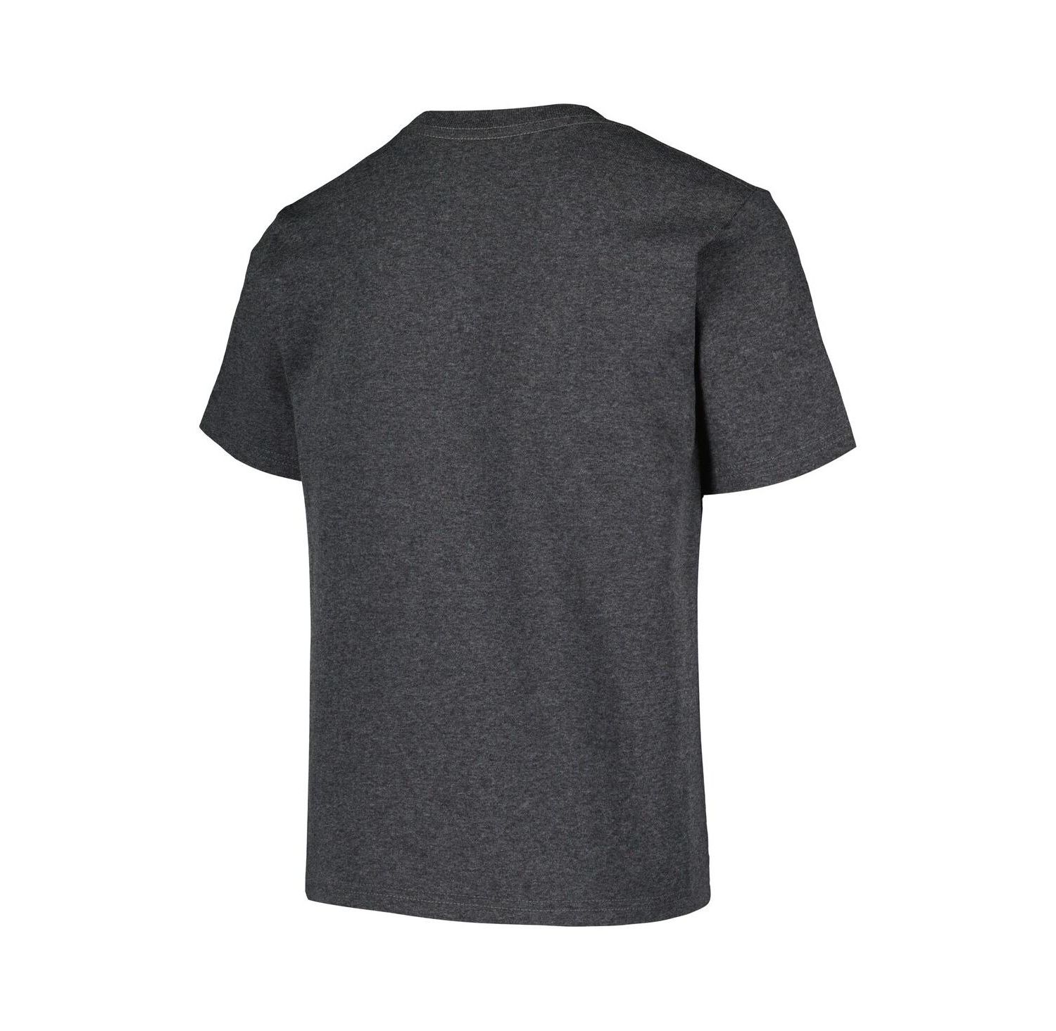 Big Boys and Girls Team USA Heather Charcoal Victory T-Shirt